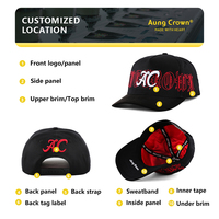 Casquette de baseball 5 panneaux bicolore au design populaire, très vendue, pour adultes, style classique et sportif