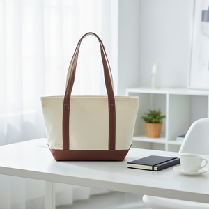 Wholesale Custom Eco-Friendly Canvas Cotton Tote <b>Bags</b> Standard Size <b>Reusable</b> <b>Shopping</b> <b>Bag</b> with Shoulder Strap Letter Pattern - Product Image 4