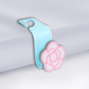 Belle fleur simple conçue organisateur de stockage automatique cintre diverses couleurs Position arrière accessoire intérieur de voiture - Product Image 6