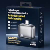Chargeur intelligent 140W avec protection de batterie, auto-éjection et arrêt automatique pour la charge nocturne
