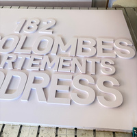 Lettres en PVC personnalisées, alphabet découpé au laser, lettres en acrylique transparent, enseignes personnalisées avec logo, lettres pour enseignes de magasin