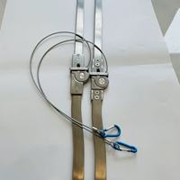 Orthèse de pied de cheville de genou de serrure à ressort de squelette médical, charnière orthopédique de genou de jambe orthopédique