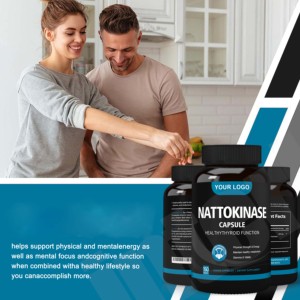 Ausreson <span class=keywords><strong>Nattokinase</strong></span> capsule 2000fu Natto estratto integratore naturale OEM 100mg <span class=keywords><strong>Nattokinase</strong></span> capsule - Product Image 2