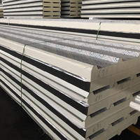 Panneau de toiture sandwich en PU, revêtement métallique isolé pour atelier d'usine et bâtiment de stockage
