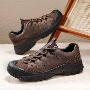 Zapatos de Seguridad de Cuero con Puntera de Acero y Cordones para Hombre Jick, Forro de Algodón Cómodo, Suela de Goma para Todas las Estaciones, Uso en Fábrica, Trabajo al Aire Libre - Product Image 4