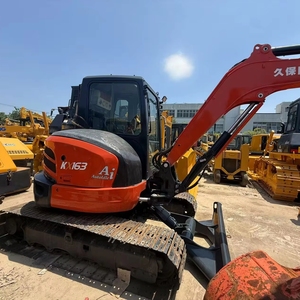 รถขุดขนาดเล็ก <span class=keywords><strong>Kubota</strong></span> KX163 มือสอง รุ่นปี 2024 บุ้งกี๋ขนาด 0.6 เมตร กำลัง 40.5 กิโลวัตต์ พร้อมหัวเจาะและฟันอะไหล่ - Product Image 1