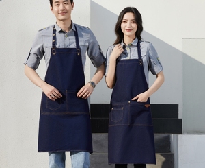 Customized Logo Mens Women <b>Kitchen</b> Cooking Adjustable <b>Apron</b> with 2 Pockets Waterproof <b>Aprons</b> for Painting Pottery Ceramics - Product Image 3