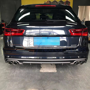 กันชนท้าย S6พร้อมท่อไอเสียสำหรับ <span class=keywords><strong>A6</strong></span> C7 PA refit สีเทา (สำหรับ <span class=keywords><strong>S</strong></span>-<span class=keywords><strong>LINE</strong></span>) <span class=keywords><strong>2016</strong></span> 2017 2018 - Product Image 4