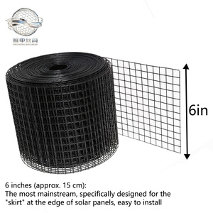 Malla de protección para paneles solares contra palomas y ardillas, malla de 1/2 pulgada, 100 pies, alambre recubierto de PVC, acero galvanizado, barrera contra palomas y roedores - Product Image 1