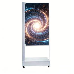 Hochdurchlässige LED-Transparentanzeige 77-Zoll Großbildschirm Indoor-Videowand mit Animation für Ausstellungshallen-Werbung - Product Image 1