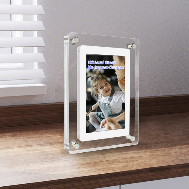 5 Inch Digital Picture Frame USB Charging Auto Play Slideshow Family Memories Home Decor Digital Photo Frame