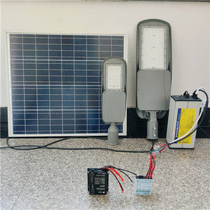 JYTL06M 100W 120 watts DC24V 20000 <span class=keywords><strong>lumen</strong></span> 130wp painel solar 32AH/25.6V bateria solar levou luz de rua - Product Image 3