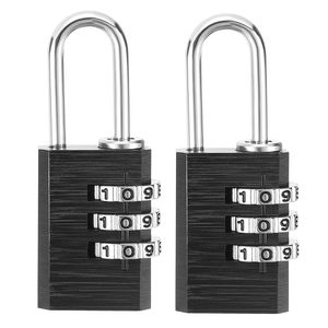 Candado de Combinación de Aluminio Sólido con 4 Códigos, Candado de Equipaje Duradero con Contraseña de 3 Dígitos de Alta Seguridad Antirrobo con Logotipo Personalizado - Product Image 1