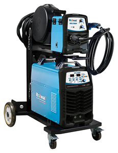 Machine à souder MIG-500P Synergic MIG Double Pulse 500A MIG MAG MMA avec protection au gaz CO2 pour l'aluminium, le laiton et l'acier inoxydable - Product Image 1