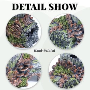 Décor d'aquarium <span class=keywords><strong>en</strong></span> <span class=keywords><strong>bois</strong></span> <span class=keywords><strong>flotté</strong></span> <span class=keywords><strong>en</strong></span> forme de tronc d'arbre creux avec trous, abri pour poissons Betta, simulation d'arbre - Product Image 6