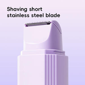 Tondeuse à double tête sans fil, rasoir corporel étanche, pour bikini, aisselles, jambes, épilation indolore - Product Image 3