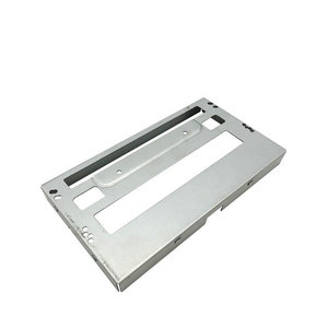 Support en L en acier avec deux trous et un trou ovale pour applications de montage - Product Image 5