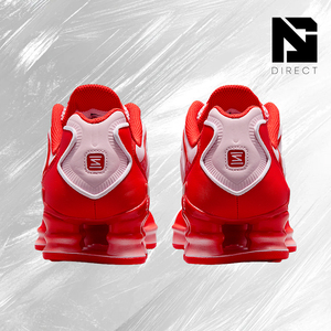 Nike Shox TL Pink Foam Habanero Red Mesh Zapatillas para correr acolchadas con cordones, zapatillas de lujo para todas las estaciones - Product Image 4