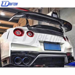 Tapa de maletero trasero de fibra de carbono estilo RVZP para Nissan R35 GTR BootLid - Product Image 2