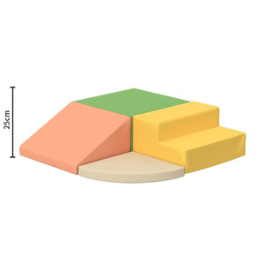 Ensemble de canapés souples pour enfants, tapis de jeu puzzle, tapis d'éveil gris, 2 à 4 ans, unisexe, sur mesure, forme irrégulière - Product Image 4