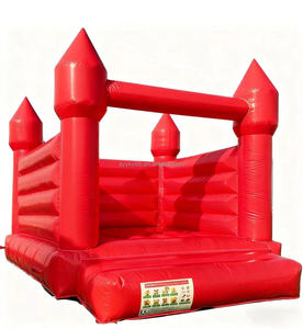 Château gonflable rouge commercial, maison gonflable, château gonflable 10*10 pieds, <span class=keywords><strong>location</strong></span> de fête gonflable <span class=keywords><strong>pour</strong></span> <span class=keywords><strong>mariage</strong></span>, aire de jeux intérieure - Product Image 1