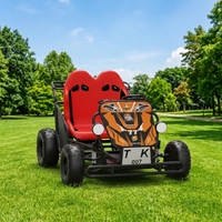Go-Karts Eléctricos Dobles H.H para Adultos y Niños con Ruedas de 7 Pulgadas, Velocidad de 40 km/h y Capacidad de Carga de 200 kg, Go-Kart de Derrape