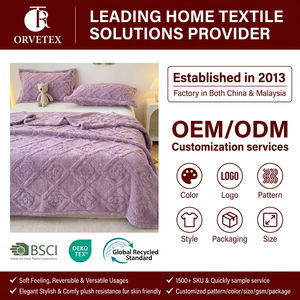 Coperte per Letto in Vendita, Colore <span class=keywords><strong>Rosa</strong></span>, Jacquard in Flanella 50*60'', Coperte in Pile Corallo per Divano e Soggiorno - Product Image 1