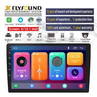 Flysonic — lecteur MP5, avec écran entièrement tactile 2.5D IPS, Android 10, 10.1 pouces, de qualité supérieure, voiture électronique, vidéo, automobile