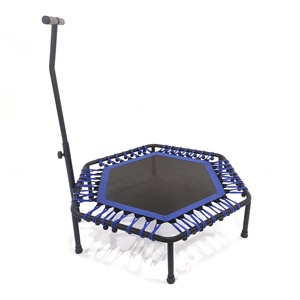 Jingyi 40Inch Blauwe Zeshoekige <span class=keywords><strong>Trampoline</strong></span> Voor Kinderen/Volwassenen Unisex Indoor/Outdoor Bungee Jumping Zonder Vangnet Gemaakt Van Pp - Product Image 1