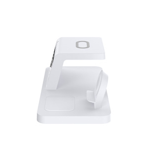 HiTao 15W 4-in-1 Wireless <b>Charging</b> <b>Station</b> with Digital Clock for Phones, Watches & Earbuds - Product Image 3