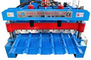 Hot Selling Oem Odm Volautomatische Rolvormlijn Geglazuurde Dakpannen Profiel Maken Rolvormmachine Plaatmachines - Product Image 2