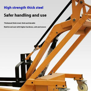 電気スタッカー0.5トン電気伸縮フォークリフト1.6Mポータブルスタッカーハンドプッシュミニ電気スタッカー - Product Image 6