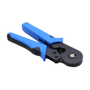 HSC8 Cold Press Terminal Crimping <b>Pliers</b> 6-4A European Style Tubular Terminal Block Industrial Grade Blue Handle - Product Image 5