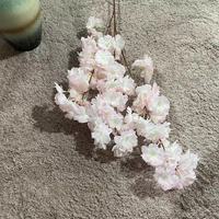 Ranting Bunga Sakura Buatan Panjang untuk Dekorasi Pernikahan, Latar Belakang Plafon, Dekorasi Rumah dan Taman, Hari Valentine