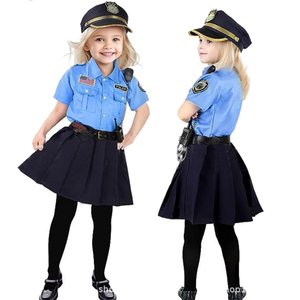 Nuevo <span class=keywords><strong>Disfraz</strong></span> de Policía para Niños, Uniforme de Juego de Rol, Personaje de Anime, <span class=keywords><strong>Disfraz</strong></span> para Fiesta de Halloween - Product Image 5