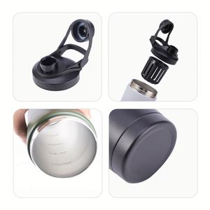 Custom logo 24 oz Insulated Metal Shakers <b>Bottles</b> Cup for Protein Mixes and Pre Workout Leak Proof Stainless Steel Shaker <b>Bottle</b> - Product Image 2