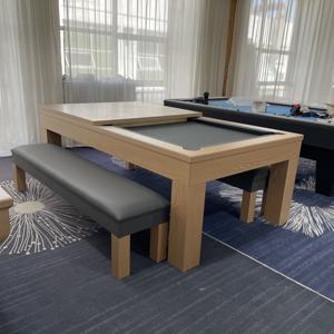 <span class=keywords><strong>Table</strong></span> de <span class=keywords><strong>billard</strong></span> en bois multi-jeux de style classique personnalisable, ensemble combiné de luxe moderne avec plateau de ping-pong, en vente - Product Image 6