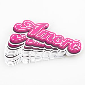 FX Custom Sticker Vinyl Die Cut Stickers Printing <b>Adhesive</b> Waterproof Company Cartoon <b>PVC</b> Logo Transparent Stickers - Product Image 4