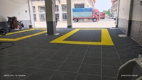 Professionelle Moderne Umweltfreundliche PVC Rutschfeste Autowasch-Bodenmatte für Garage & Supermarkt