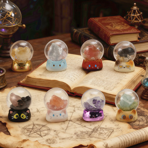 Figuras de Cristal Sorpresa de Yu Mo Craft, Mini Adorno de Gato, Regalo para Decoración del Hogar, Juguete Coleccionable - Product Image 1