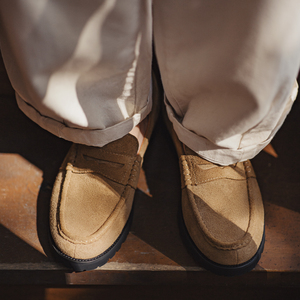<span class=keywords><strong>Mocassins</strong></span> en daim pour hommes Maden, style preppy, à enfiler, décontractés et confortables, tendance printemps 2026 - Product Image 3
