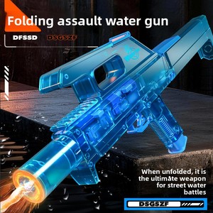 Pistolet à eau électrique pliable <span class=keywords><strong>FMG9</strong></span>, lampe torche tactique, tir automatique continu, haute pression, portable pour enfants et adultes - Product Image 4