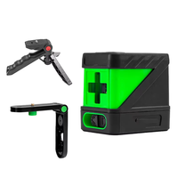 Mini livello Laser verde a 2 linee potente Cordless verticale e orizzontale linea trasversale