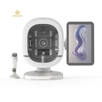 Analyseur de peau du visage AI, rapport d'analyse 3D du visage, utilisation commerciale anti-âge, appareil de test d'hydratation