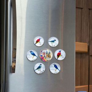 Diy Decor Photo Refmagnet Fotos De Imanes Nevera Glass Custom <b>Fridge</b> Magnet for Home School Office - Product Image 2