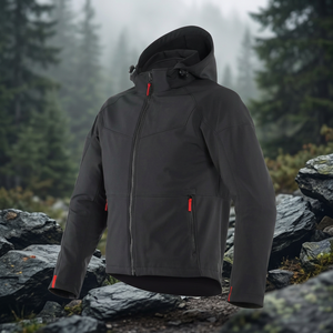 Sweat à capuche moto imprimé hiver confortable avec protection renforcée, séchage rapide, polyester/coton, pour trajets quotidiens, sécurité routière, homme adulte - Product Image 3