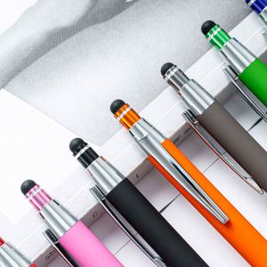 Stylo à bille tactile personnalisable en métal avec logo personnalisé pour promotion d'entreprise et bureau - Product Image 2
