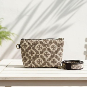 Block Print Crossbody <b>Bag</b> Wholesale <b>Boho</b> Sling <b>Bag</b> with Strap Handmade Cotton Pouch Travel Organizer Export India - Product Image 2