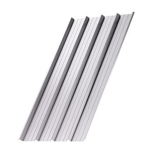 SAND 40/250 Tôle trapézoïdale en alliage d'aluminium naturel Série 3000 Profilé à 5 nervures pour toiture Largeur utile de 1000 mm - Product Image 3