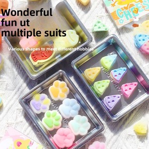 Mini jouet sensoriel artisanal à presser en forme de patte de chat, kit DIY créatif en mousse et balle en plastique pour filles et enfants - Product Image 4
